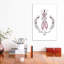 Little Dancer Shoes - impression d'art graphique-52840671-52840670-52840669