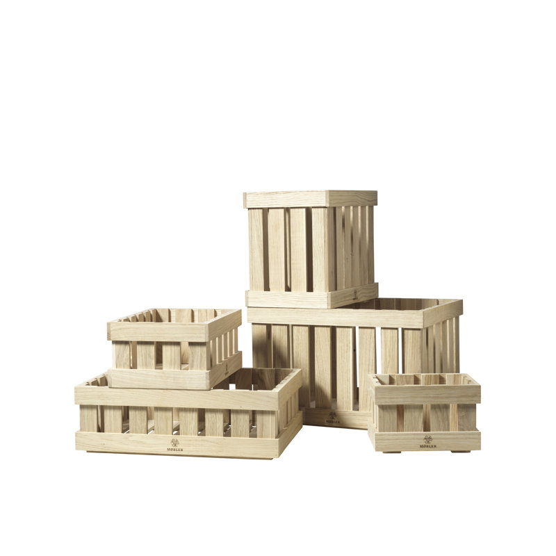 X1 Solid Wood Crate, 11.5" H x 17.64" W x 13.23" D