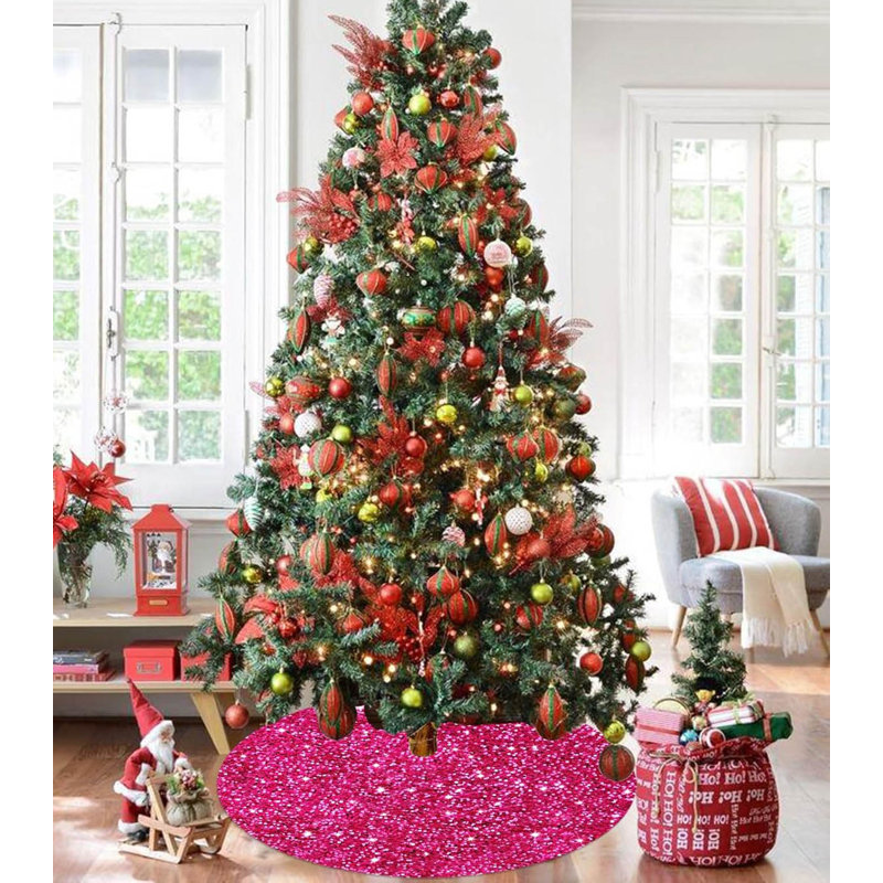 Tree Skirt, Hot Pink