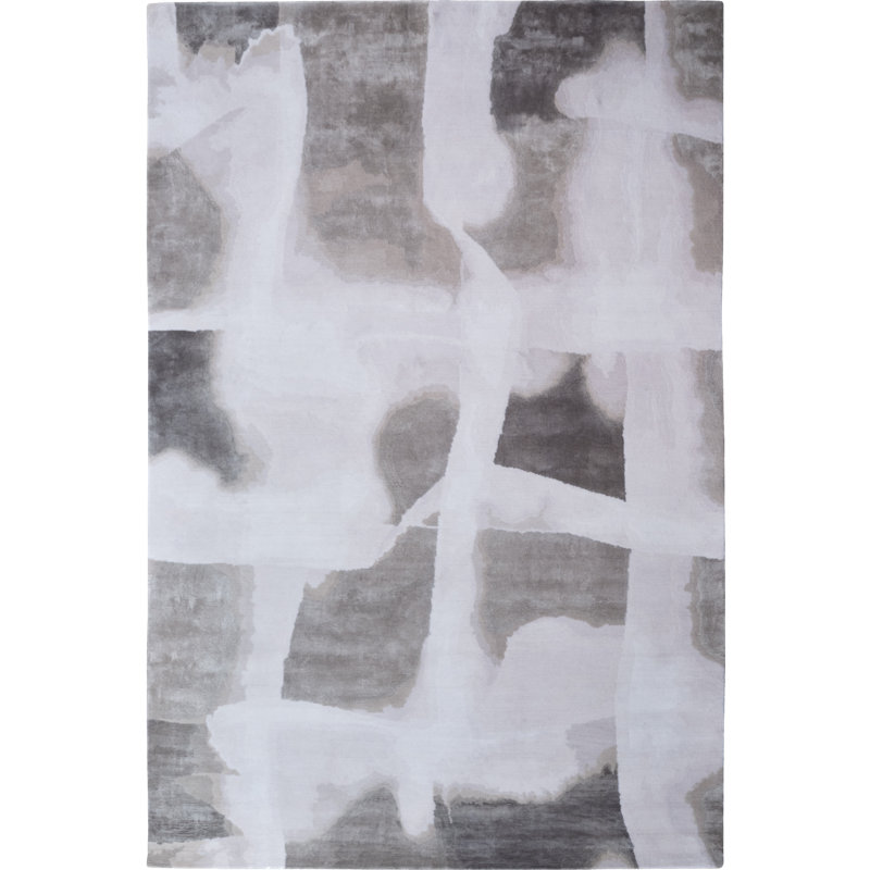 Solu Silver Area Rug, Rectangle 10' x 14'