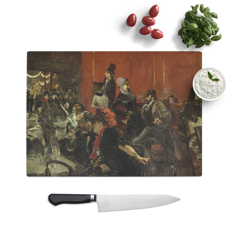 Feast Scene by Giovanni Boldini Chopping Board, 20cm W x 28.5cm L