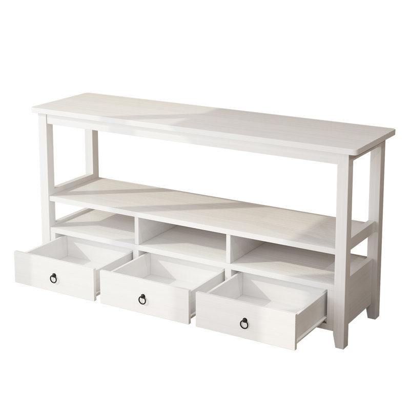 Pentheam 57.8'' Console Table, White