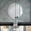 Huldar Glass Flat Wall Mirror