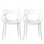 Ensemble de 2 chaises d'appoint Burkhart