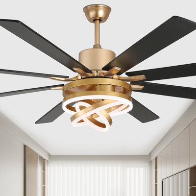 Ventilateur de plafond 72 po Terriek Modern