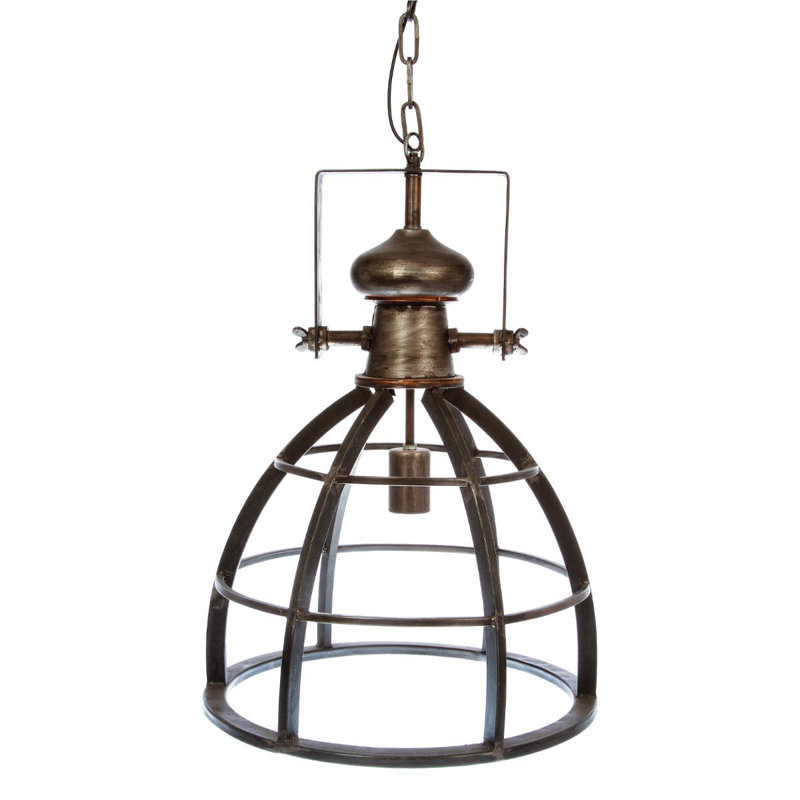 Chenut 1 - Light Tin Geometric Pendant
