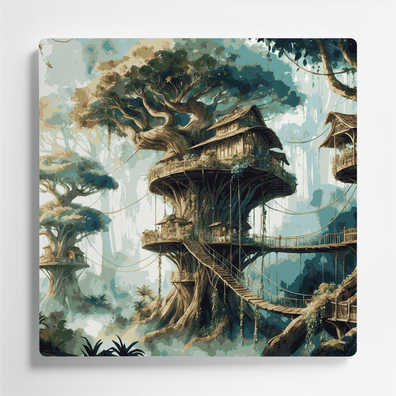 Art mural gris Sci Fi
