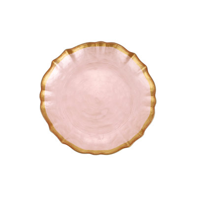 Baroque 6'' Handmade Glass Bread And Butter Plate