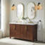 Meuble-lavabo double 60 po Keiera-336597534