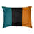 Bleu sarcelle profond / noir / orange brûlé sélectionné