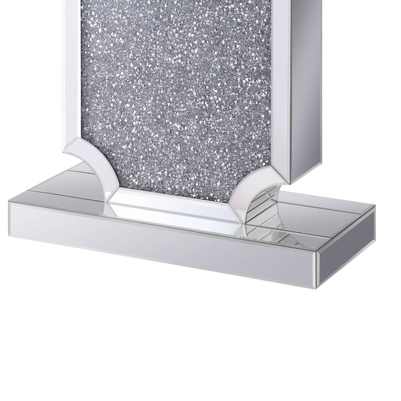 Mayeda 47.05'' Glass Top Console Table