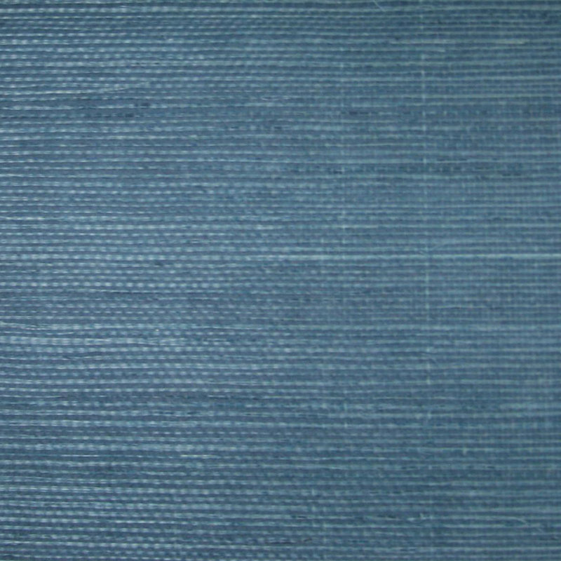 Rouleau de papier peint Wragby Sisal, Bleu sarcelle / bleu foncé