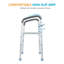 Hostetler Stand Alone Toilet Safety Rail - Heavy Duty Medical Toilet Safety Frame For Elderly, Handicap And Disabled - Adjustable Bathroom Toilet Handrails Grab Bar, Fit Any Toilet