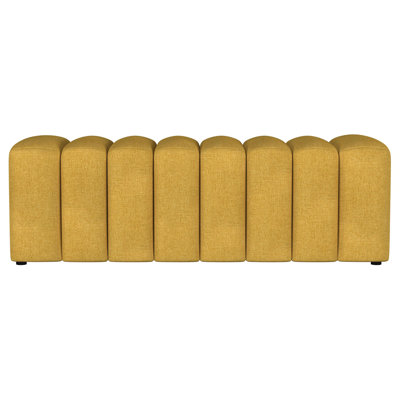 Fabric Upholstered Tufted Accent Bench