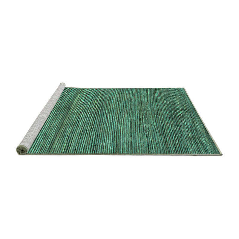 Latrica Washable Abstract Indoor Rug, Square 5'