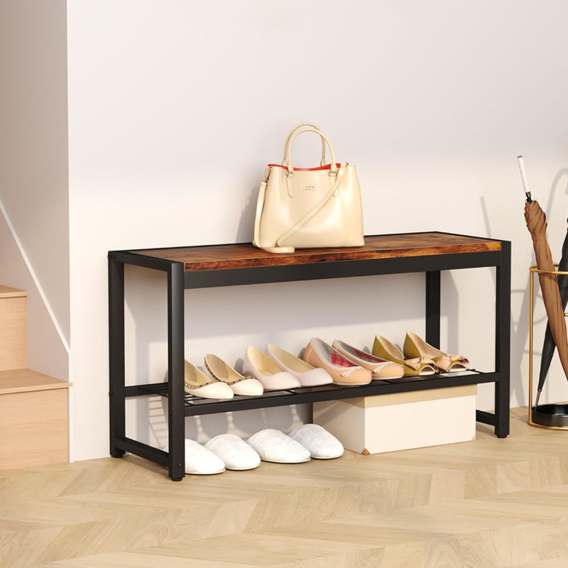 Metal Storage Bench