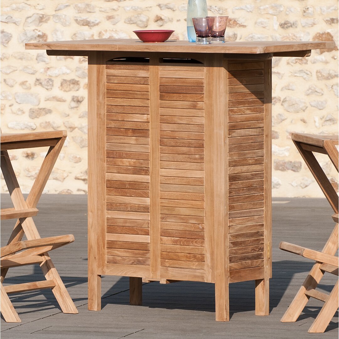 Bartisch Hirsh aus Teak