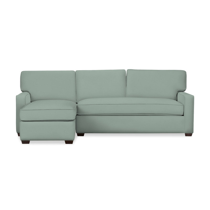Taylor Upholstered Chaise L-Sectional, Left Hand Facing, Bayou Spray Canvas