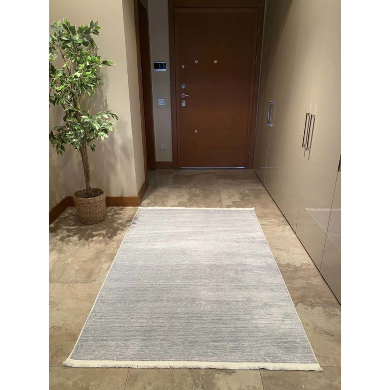 Tapis en coton Katiria avec envers antidérapant, Rectangle 3 pi 11 po x 10 pi 6 po