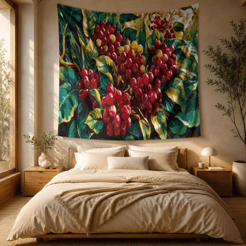 Tapisserie murale Fruit Camu Camu, 88 po x 104 po