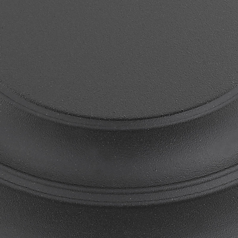 Yep by Golden Lighting Levitt 1-light Outdoor Ceiling in Natural Black and Natural Black shade, Black