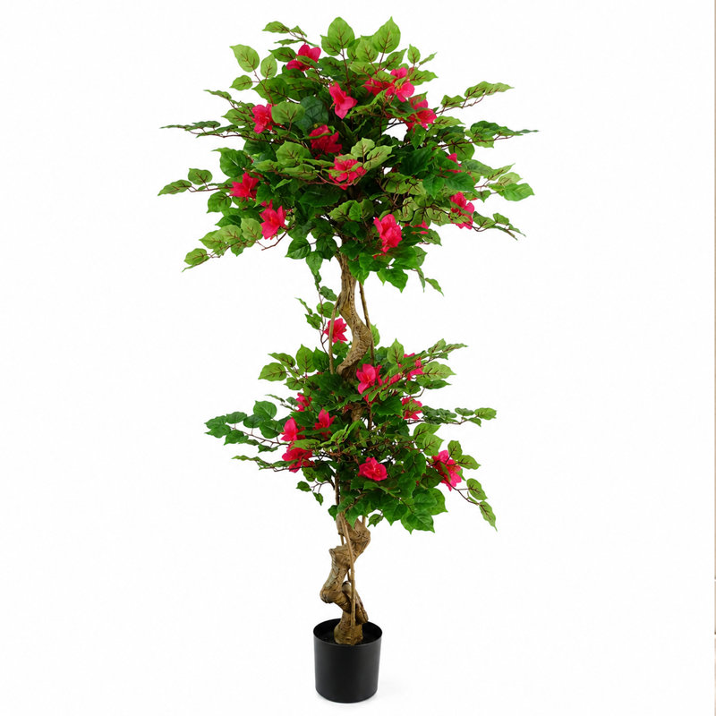 150cm Faux Flowering Tree in Pot Liner