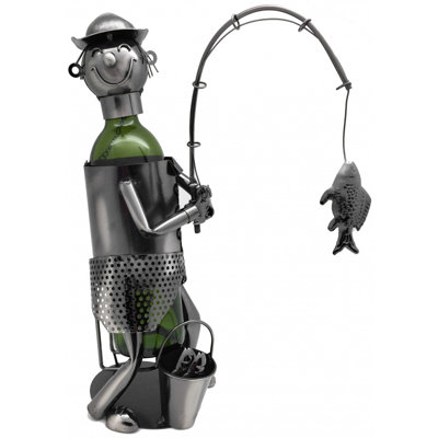 Tabletop Wine Bottle Rack in Silver