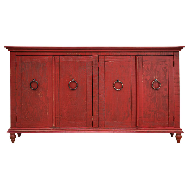 Bisceglia 73.25'' Console Table, Red