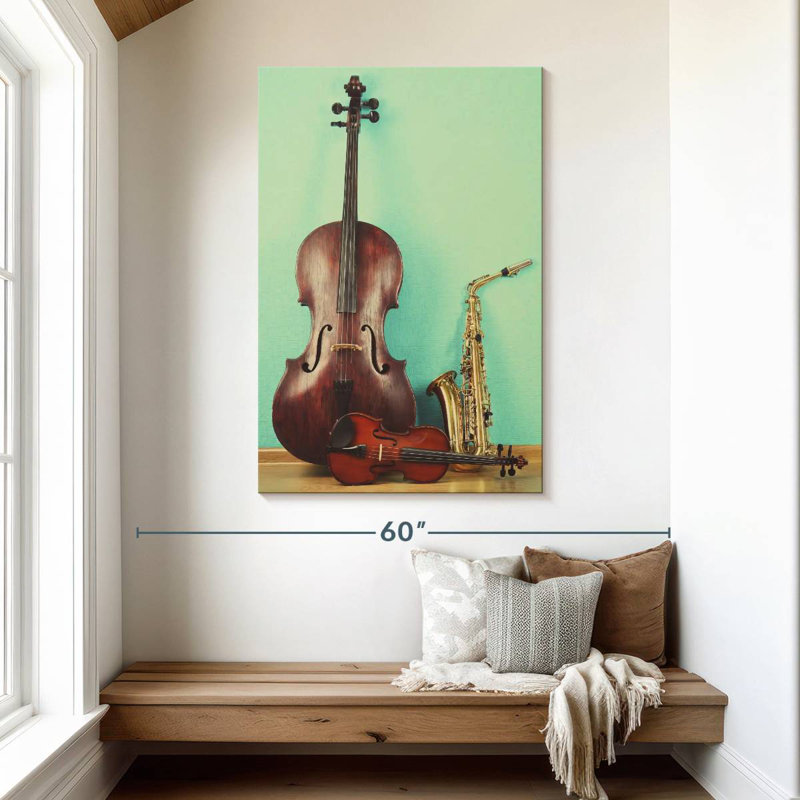 Abarca Jazz Instruments, 48" H x 32" W