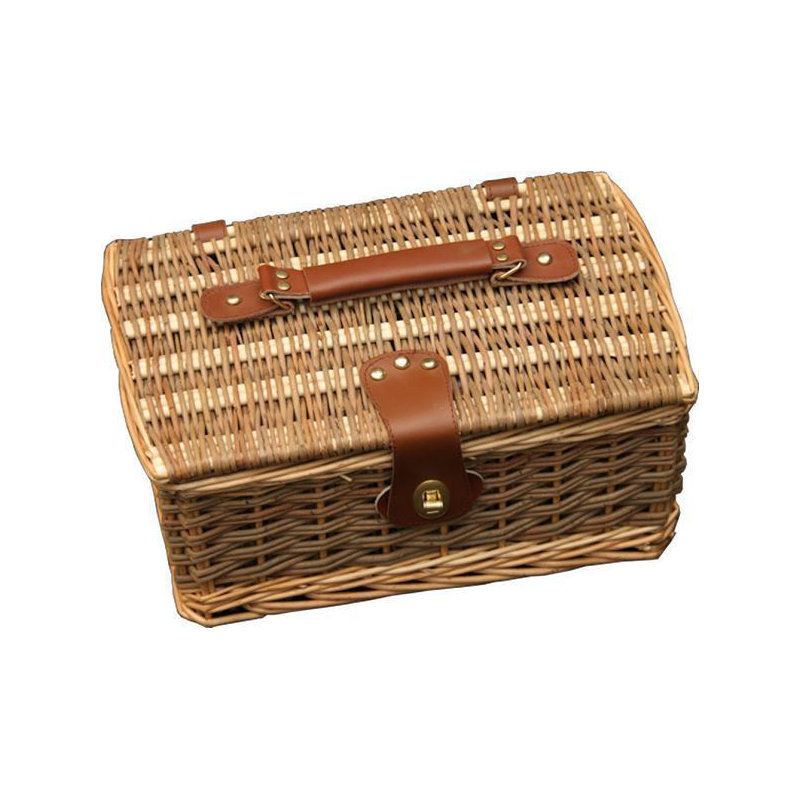 Double Steamed Empty Willow Picnic Basket
