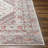 Sabrina Light Gray Machine Washable Area Rug-656136836
