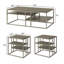 Ensemble de 3 tables basses Afreen