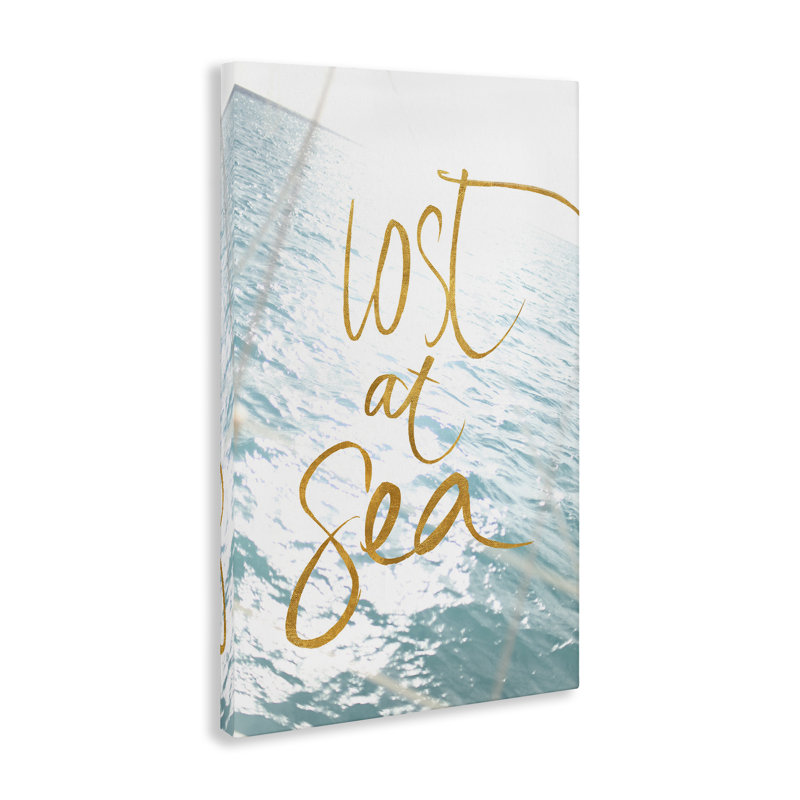 Art mural sur toile "Lost at Sea" par Susan Bryant, H 24 po x l 16 po