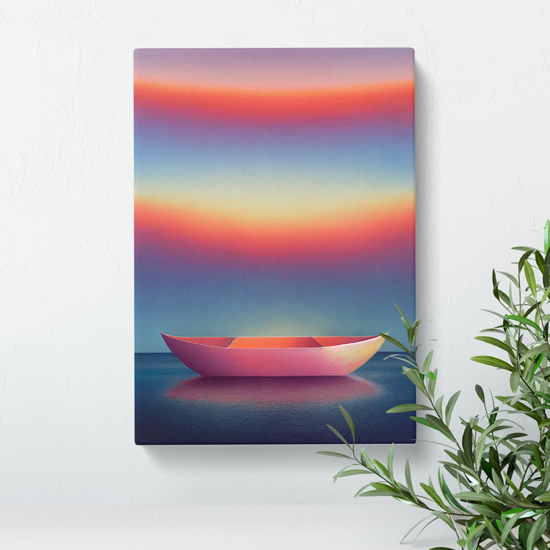 XC1022-1861X Dreamy Boat - Wrapped Canvas Print, 60cm H x 40cm W x 3cm D
