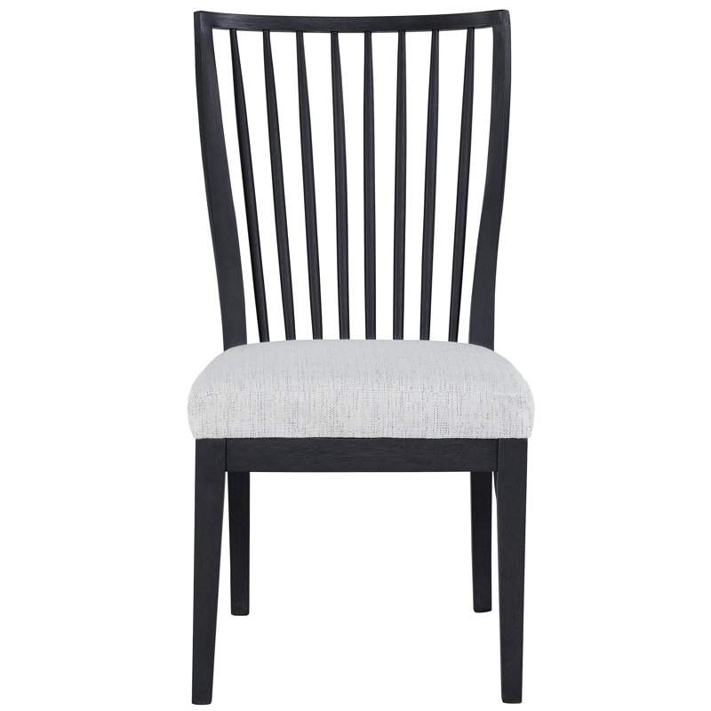 Windsor Back Side Chair in Gray, Charcoal