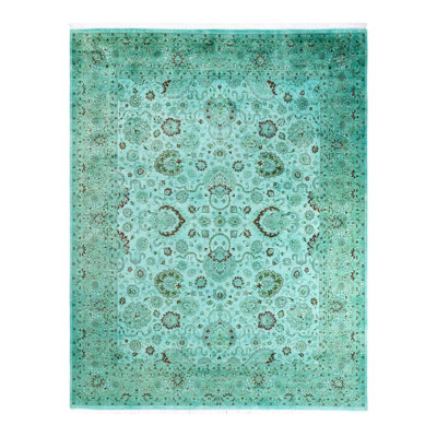Tapis unique en laine 8 pi 1 po x 10 pi 2 po Zacharie