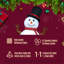 Bonhomme de neige de Noël rotatif gonflable