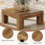 Table basse carrée rustique 39,37 po pour salon