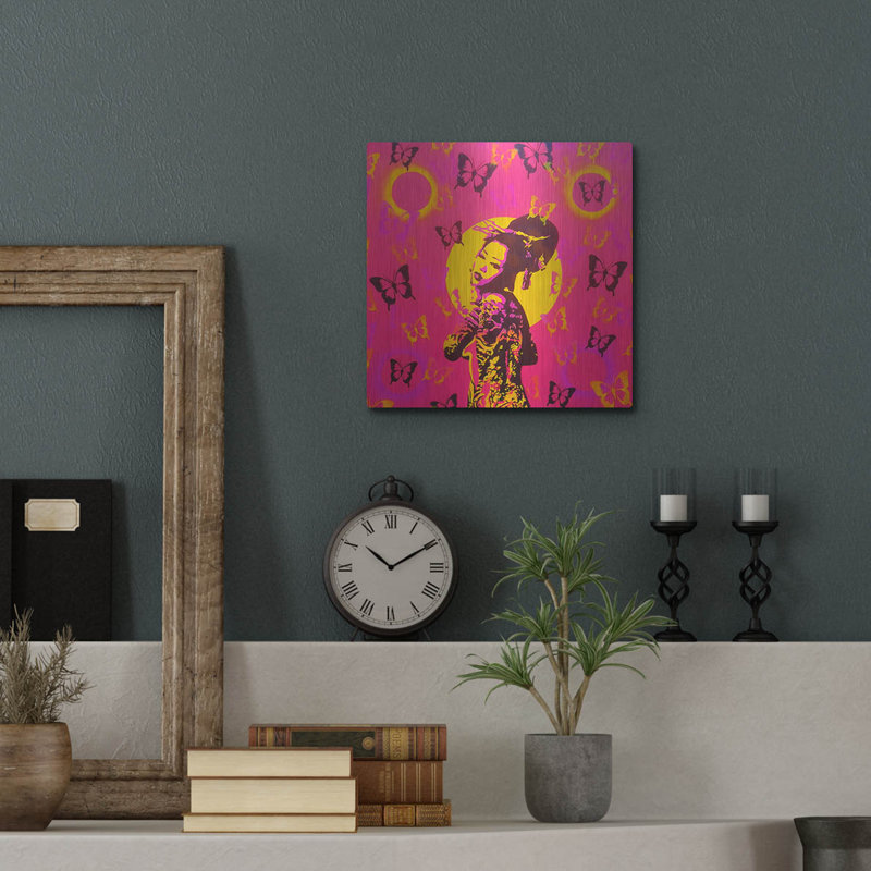 "Planète Asie" par Abstract Graffiti, H 12 po x l 12 po