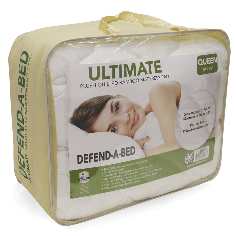 Défendre Un Lit Ultime Rayonne Matelassé Imperméable à L'eau Protège-matelas, Grand