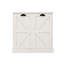 Trieur de linge inclinable - Armoire blanche. Conception élégante et pratique. Sacs en tissu amovibles pour le tri. E1, peint. Stable et imperméable. Finition. . Assemblage requis. Armoire d'une capacité de charge de 100 livres