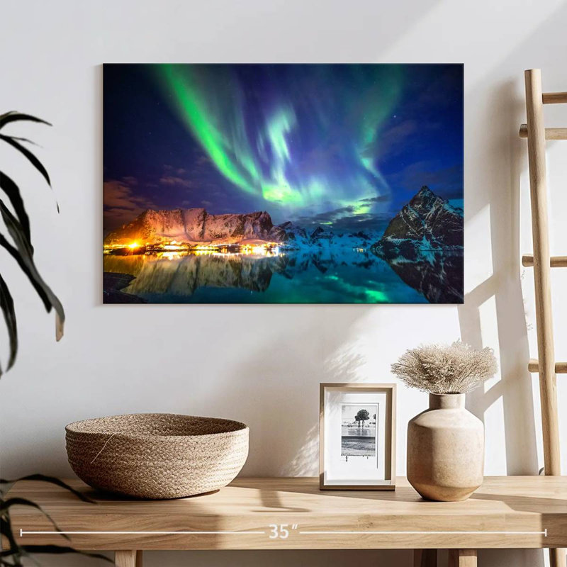 Lumières Alvord Lofoten Aurora, H 26 po x l 39 po