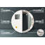 Huldar Glass Flat Wall Mirror