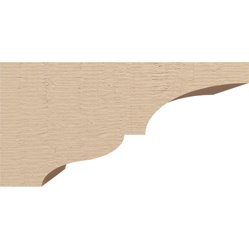 Bois de cèdre brut Asheboro, grain de bois TimberThane Corbel, apprêté brun clair, H 6 po x l 6 po x P 12 po