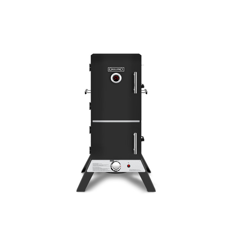 CharBroil Fumoir à gaz vertical en acier noir Char-Broil de 595 po² et  Commentaires - Wayfair Canada