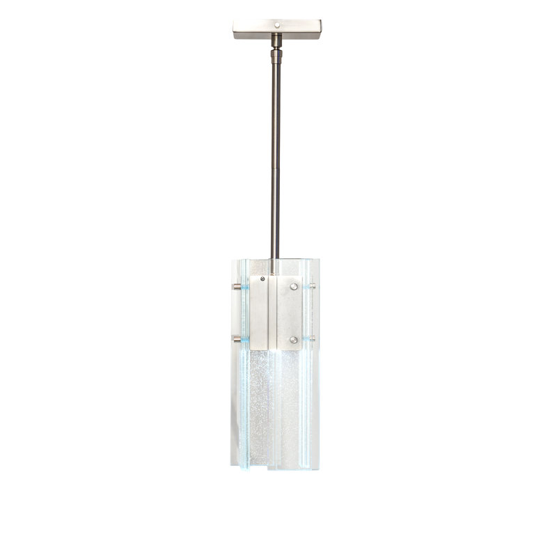 Shutter 1 - Light Pendant, Nickel, Clear