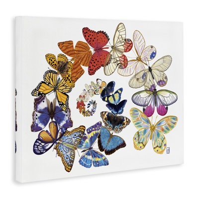 "Flying Butterfly Spiral", art mural par Ann Jasperson