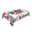 Nappe rectangulaire à motif floral étoile 4ème 4 juillet 4ème de juillet