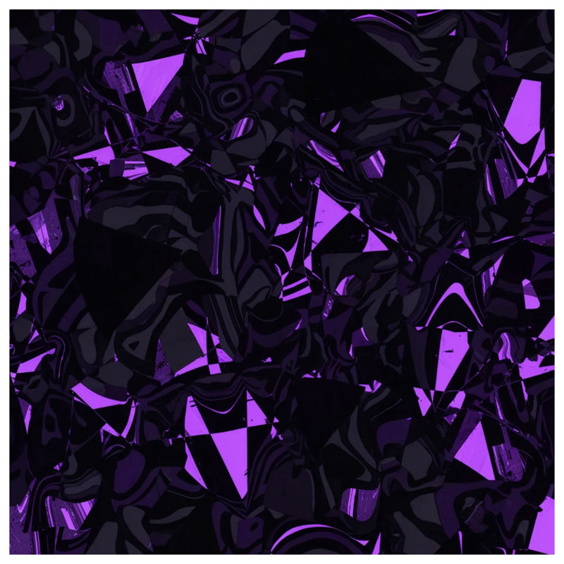 Couette abstraite violette, Très grand lit