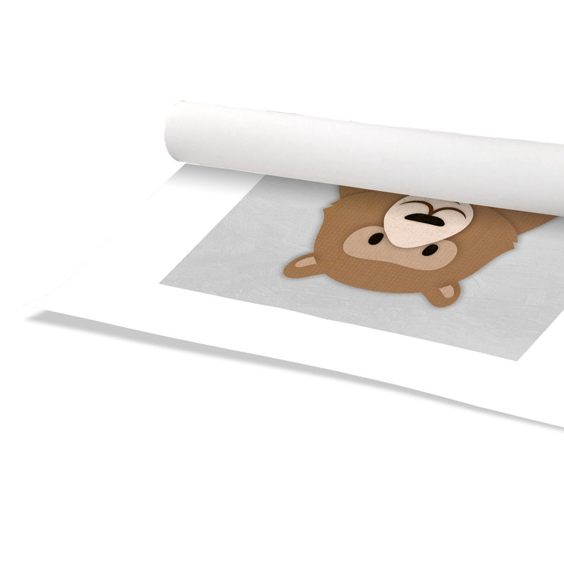 Adhésif décoratif Cheery Bear, H 16 po x l 12 po x P 1 po, Papier